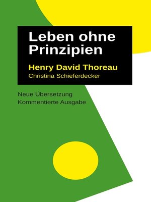 cover image of Leben Ohne Prinzipien